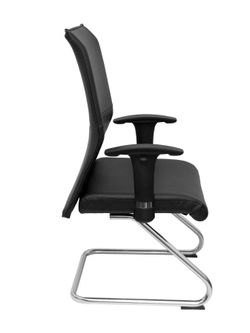 Sillón Albacete confidetne patín piel negro