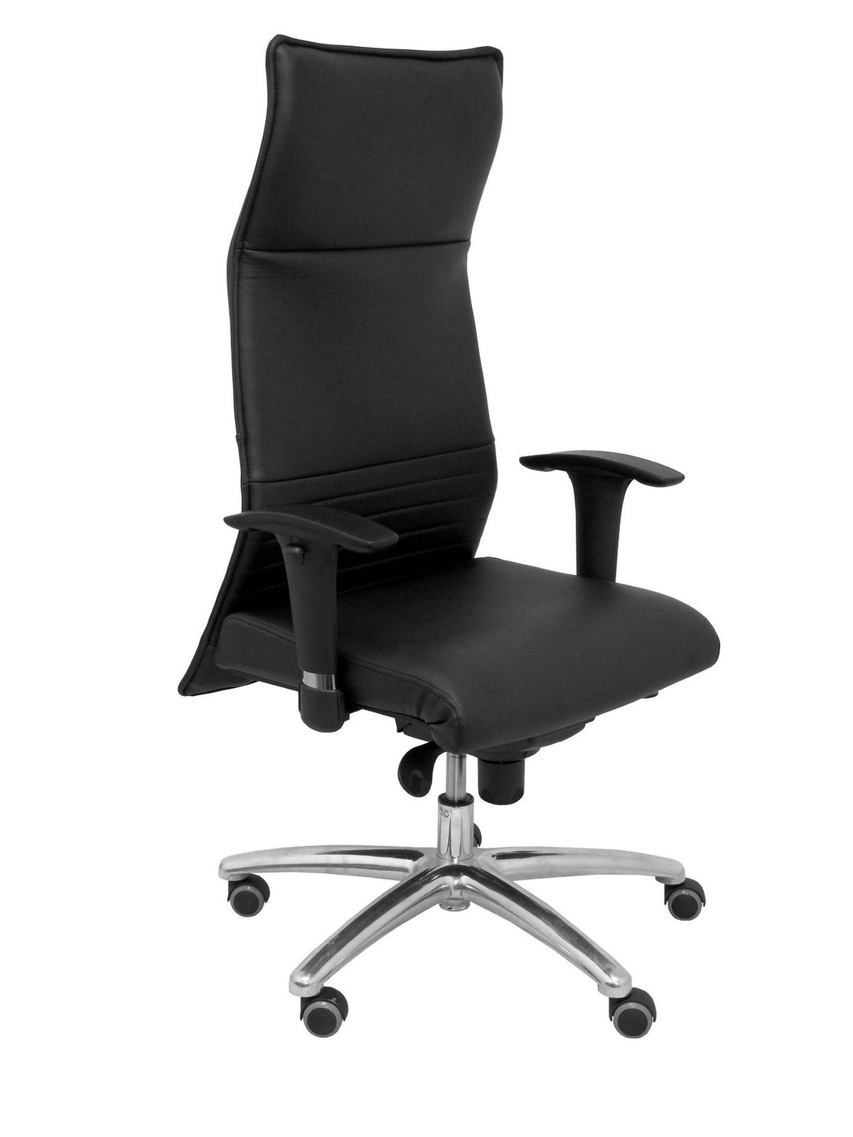 Sillón Albacete piel negro