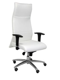 Sillón Albacete XL similpiel blanco hasta 160kg