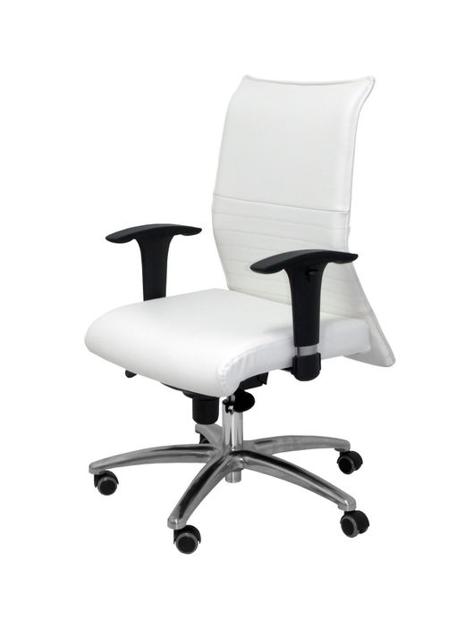 Sillón confidente Albacete similpiel blanco hasta 160 kg