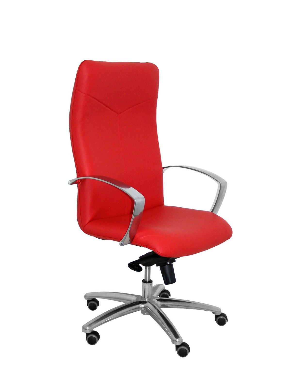 Sillón de Dirección Caudete piel rojo ferrari