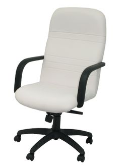 Sillón de Dirección Letur similpiel blanco
