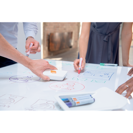 Sistema de pizarra mágnetica móvil Move&Meet