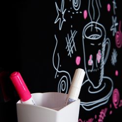 Skinchalkboard Negra 75x115 cm Liquid