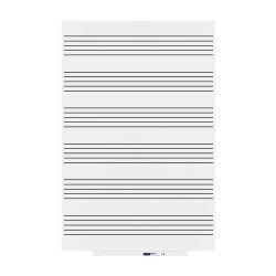 Skinmusic 100x150 cm Lacada Blanco Pentagrama