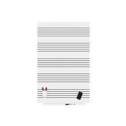 Skinmusic 100x150 cm Lacada Blanco Pentagrama