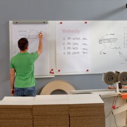 Skinwhiteboard Profesional Blanca 75x115 cm