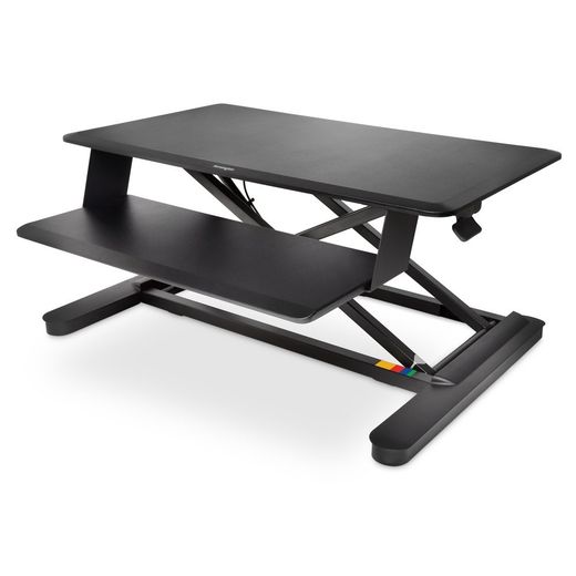 Smartfit® Sit Stand Desk, negro