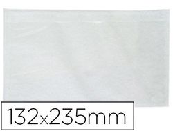 Sobre Autoadhesivo Q-Connect Portadocumentos 225X122 mm Ventana Transparente Paquete de 100 Unidades