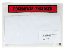 Sobre Autoadhesivo Q-Connect Portadocumentos Multilingue 225X165 mm Sin Ventana Paquete de 100 Unidades