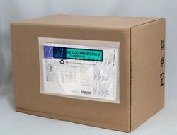 Sobre autoadhesivo q-connect portadocumentos multilingue 240x180 mm sin ventana 100% papel paquete de 100 unidades