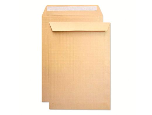 Sobre bolsa seguridad kraft armado marron 120 gr 229x324 mm unidad