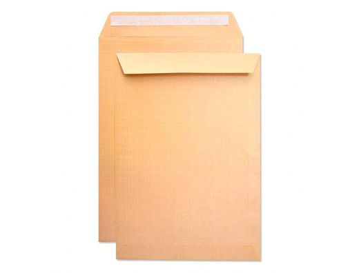 Sobre bolsa seguridad kraft armado marron 120 gr 229x324 mm unidad