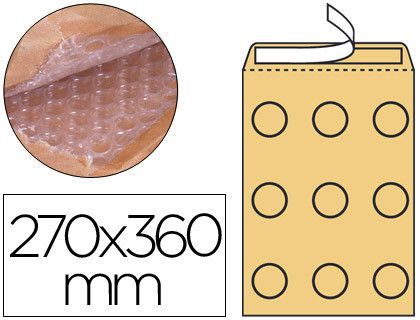Sobre Burbujas Crema Q-Connect H/5 270 X 360 Mm
