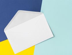 Sobre liderpapel blanco con fondo 95x162 mm engomado solapa de pico caja de 500 unidades