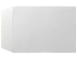 Sobre liderpapel bolsa blanco 310x410 mm solapa tira de silicona papel offset 100 gr caja de 250 unidades