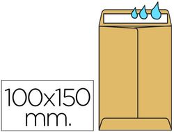 Sobre Liderpapel Bolsa N.1 Kraft Salarios 100X150 mm Engomado Caja de 1000 Unidades