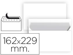 Sobre Liderpapel N 11 Blanco Din C5 162X229 mm Tira de Silicona Paquete de 25 Unidades