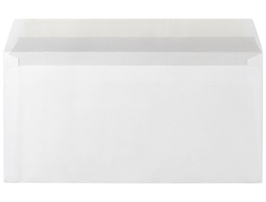 Sobre Liderpapel N 3 Blanco Din Americano Ventana Derecha 110X220 mm Tira de Silicona Paquete de 25 Unidades