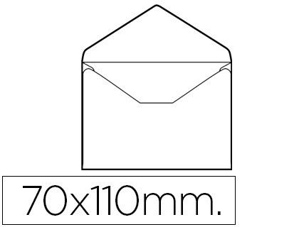Sobre Liderpapel N.0 Blanco Tarjeta de Visita 70X110Mm Sin Engomar Caja de 100 Unidades
