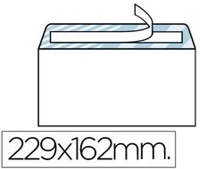 Sobre Liderpapel N.11 Blanco Din C5 162X229 Tira de Silicona Caja de 500 Unidades