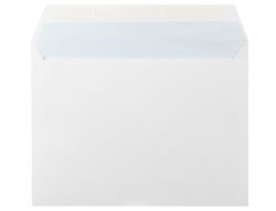 Sobre Liderpapel N.12 Blanco Cuarto 176X231 mm Tira de Silicona Caja de 500 Unidades