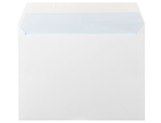 Sobre Liderpapel N.12 Blanco Cuarto 176X231 mm Tira de Silicona Caja de 500 Unidades