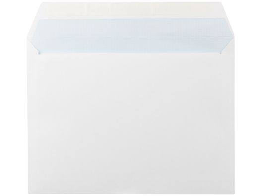Sobre Liderpapel N.13 Blanco Cuarto Prolongado 190X250Mm Tira de Silicona Caja de 250 Unidades