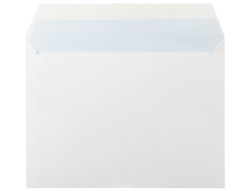 Sobre Liderpapel N.16 Blanco Folio Especial 260X360Mm Engomado Caja de 250 Unidades Solapa de Pico
