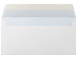 Sobre Liderpapel N.2 Blanco Din Americano 110X220Mm Tira de Silicona Open System Caja de 500 Unidades