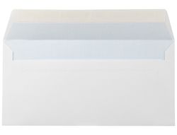 Sobre Liderpapel N.5 Blanco Americano 115X225Mm Tira de Silicona Open System Caja de 500 Unidades