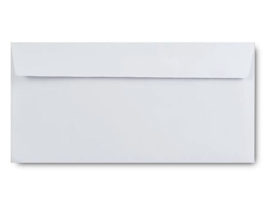 Sobre Liderpapel N.5 Blanco Americano 115X225Mm Tira de Silicona Open System Caja de 500 Unidades