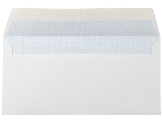 Sobre Liderpapel N.9 Blanco Comercial Normalizado 120X176Mm Tira de Silicona Caja de 500 Unidades