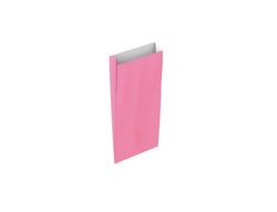 Sobre papel basika celulosa rosa con fuelle xxs 100x200x30 mm paquete de 25 unidades
