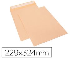 Sobre sam bolsa celulosa chamoix 90 gr tira de silicona 229x324 mm tira silicona caja 250 unidades