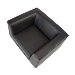 Sofá Dos Plazas Negro