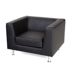 Sofá Dos Plazas Negro