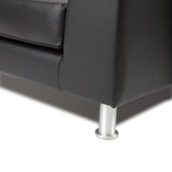 Sofá Dos Plazas Negro