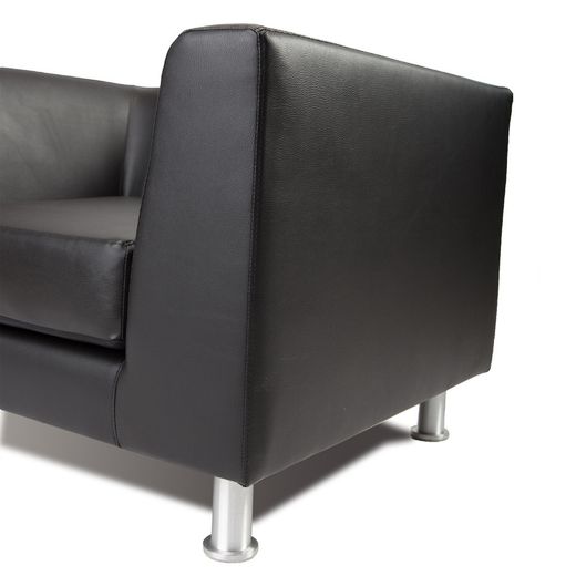 Sofá Dos Plazas Negro