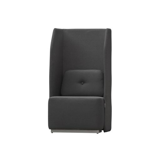 Sofá Soft Seating Individual Negro/Negro 73x66x132 cm