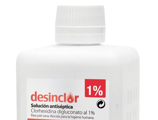 Solucion antiseptica clorhexidina desinclor 1% bote de 500 ml