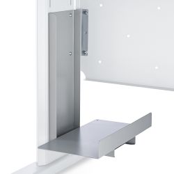 Soporte Cpu Metálico Para Metal Color Aluminio