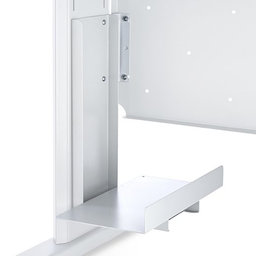 Soporte Cpu Metálico Para Metal Color Blanco