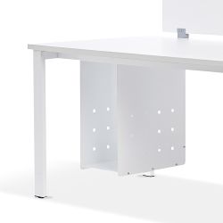 Soporte Cpu Para Mesas Work/Executive/Total/Blanca Gris Aluminio