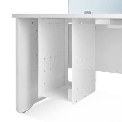 Soporte Cpu Para Mesas Work/Executive/Total/Blanca Gris Aluminio