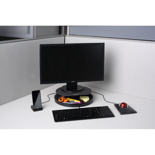 Soporte giratorio Kensington Spin Station 2 para monitor, negro
