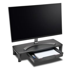 Soporte Kensington para monitor SmartFit® con cajón, negro