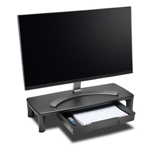 Soporte Kensington para monitor SmartFit® con cajón, negro