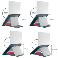 Soporte ordenador portátil ajustable Leitz Ergo Cosy, gris