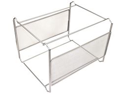 Soporte para Carpetas Colgante Q-Connect Kf00832 Rejilla Plata Metalico -335X285X250 -Para Carpetas Din A4